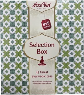 Yogi Tea Selection Box Τσάι σε 9 Διαφορετικές Γεύσεις 9 Φακελάκια x 5 Γεύσεις 45 Τεμάχια [88,5gr]