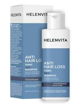 Helenvita - Anti Hair Loss Tonic Men Shampoo, Τονωτικό Σαμπουάν Ανδρών, 200ml