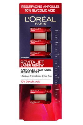 LOreal Paris Revitalift Laser Αμπούλες Απολέπισης Νυκτός 7x1ml