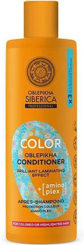 Natura Siberica Oblepikha Color Conditioner Διατήρησης Χρώματος για Βαμμένα Μαλλιά 400ml