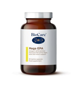 BioCare Mega EPA Omega-3 Fish Oil Ωμέγα-3 Λιπαρά Οξέα 30 Κάψουλες