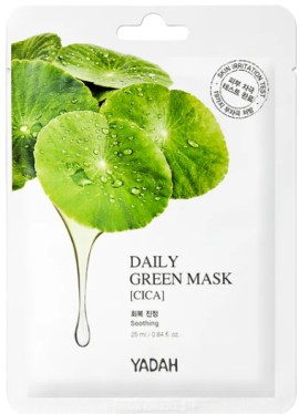 Yadah Cica Face Green Mask Αντιρυτιδική Μάσκα Προσώπου 25ml