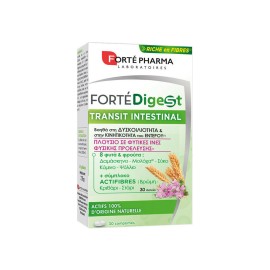Forte Pharma Fortedigest Transit Intestinal Συμπλήρωμα Διατροφής για την Δυσκοιλιότητα και την Κινητικότητα του Εντέρου 30 Ταμπλέτες