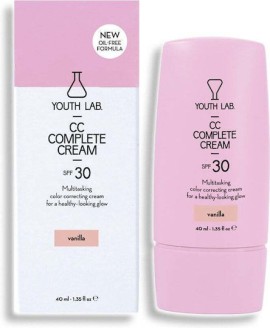 Youth Lab CC Complete Cream SPF30 Vanilla Light Καλυπτική Κρέμα Ολικής Αναδόμησης 40ml