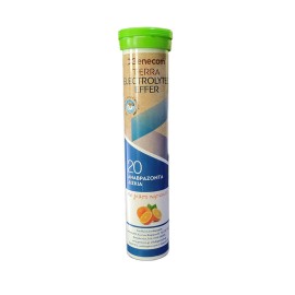 Genecom Terra Electrolytes Effer Ηλεκτρολύτες με Γεύση Πορτοκάλι 20 Αναβράζοντα Δισκία