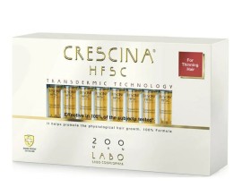 Labo Crescina HFSC Transdermic 200 Man For Thinning Hair Αγωγή Κατά της Αραίωσης των Μαλλιών 20 Φιαλίδια x 3,5ml