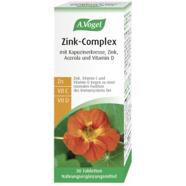 A.Vogel Ενίσχυση του Ανοσοποιητικού Συστήματος Zink Complex 30 Ταμπλέτες