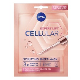 Nivea Cellular Expert Lift Sheet Mask Αντιρυτιδική Υφασμάτινη Μάσκα Προσώπου 1 Τεμάχιο