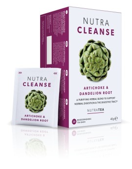 Nutra Tea Cleanse - Artickoke & Dandelion Root Πέψη & Αποτοξίνωση - Θεραπευτικό Αφέψημα 40gr [20 Φακελίσκοι]