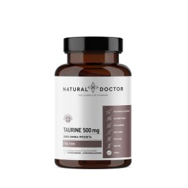 Natural Doctor Taurine 500mg Συμπλήρωμα Διατροφής με Καθαρή Ταυρίνη 120 Φυτικές Κάψουλες