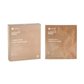 Medisei Panthenol Extra Happy Mom Υφασμάτινη Μάσκα Κοιλιάς για Πρόληψη και Αντιμετώπιση Ραγάδων 4 Τεμάχια