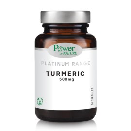 Power of Nature Platinum Range Turmeric 500mg Συμπλήρωμα με Κουρκουμά 30 Κάψουλες