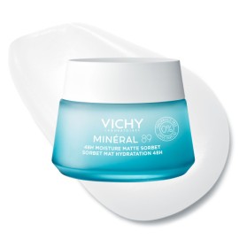 Vichy Mineral 89 Sorbet Mat Hydratation Κρέμα Προσώπου 48h Ενυδάτωσης για Λιπαρές Επιδερμίδες 50ml