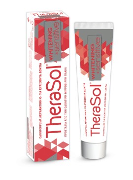 Therasol Toothpaste Whitening & Sensitive Οδοντόκρεμα Λευκαντική & Για Ευαίσθητα Δόντια 75ml