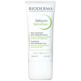 Bioderma Sebium Sensitive Καταπραϋντική Ενυδατική Κρέμα Προσώπου Κατά των Ατελειών για Δέρμα με Τάση Ακμής 30ml