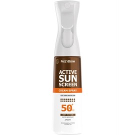 Frezyderm Active SPF50+ Sunscreen Cream Αντηλιακό Spray Προσώπου & Σώματος 275ml