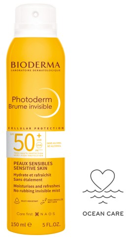 Bioderma Photoderm Brume Invisible SPF50 Ενυδατικό Αντηλιακό Mist Σώματος με Αόρατο Αποτέλεσμα 150ml
