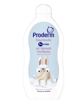 Proderm Σαμπουάν για 3 Ετών με Άρωμα Πούδρας 500ml