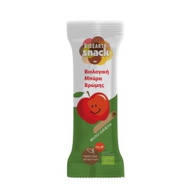 BioEarth Bar Βιολογική Μπάρα Βρώμης Μήλο - Κανέλα 60gr