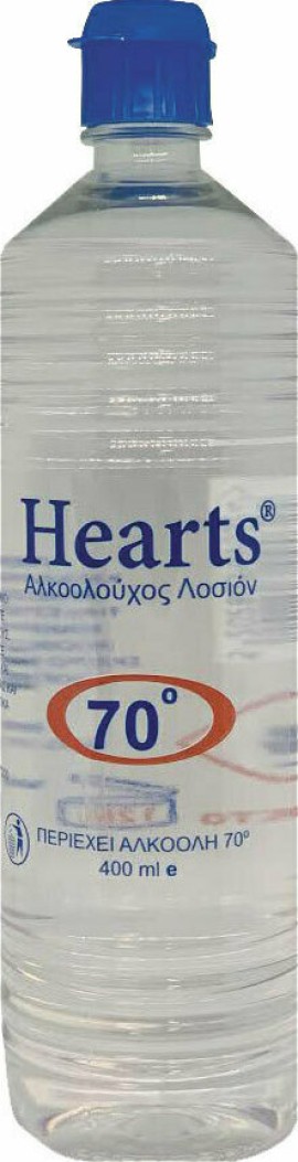 Viochrist Hearts Αλκοολούχος Λοσιόν 70° Αλκοόλης 400ml