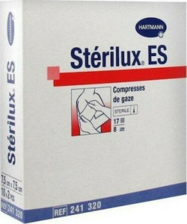 Hartmann Sterilux Αποστειρωμένες Γάζες 38x36cm 10 Τεμάχια