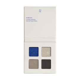 Korres Real Color Eyeshadow Palette 02 Smokey Sea Παλέτα Σκιών με Κρεμώδη Υφή 4gr