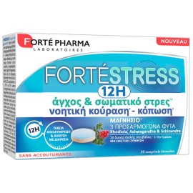 Forte Pharma Forte Stress 12h Μείωση Άγχους & Εξισορρόπηση Στρες 20 Δισκία Διπλής Στοιβάδας