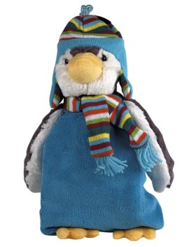 Sanger Paul Θερμοφόρα Νερού Παιδική με Κάλυμμα Πιγκουίνος 0.8Litra