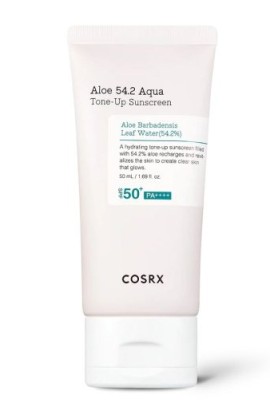 COSRX Aloe 54.2 Aqua Tone up SPF50 Ελαφρύ Αντηλιακό που Διορθώνει τον Τόνο του Δέρματος 50ml