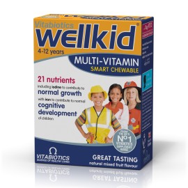 Vitabiotics Wellkid Multi Vitamin Πολυβιταμίνη για Παιδιά 4-12 Ετών 30 Μασώμενα Δισκία