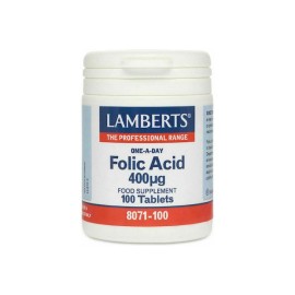 Lamberts Folic Acid 400mcg, 100 Ταμπλέτες