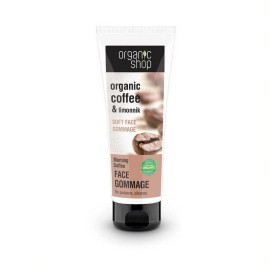 Natura Siberica Organic Shop Face Gommage Morning Coffee Απαλό Scrub Προσώπου Morning Coffee για Όλους τους Τύπους Επιδερμίδας για Όλες τις Ηλικίες 75ml