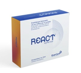 EverCare React HyPerVital Πολυβιταμινούχο Συμπλήρωμα Διατροφής για Γυναίκες 30 Πόσιμα Φακελάκια