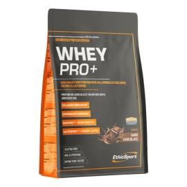 EthicSport Whey Pro+ Protein Chocolate Πρωτεΐνη Ορού Γάλακτος Μαύρη Σοκολάτα 700gr