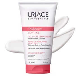 Uriage Toléderm Control Make up Removing Milky Gel Γαλάκτωμα Ντεμακιγιάζ 150ml