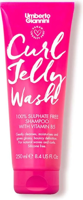 Umberto Giannini Curl Jelly Wash Curl Defining Shampoo With Vitamin B5 Σαμπουάν για Μπούκλες & Κυματιστά Μαλλιά 250ml