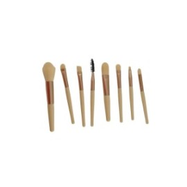 Σετ Πινέλα Μακιγιάζ Μπεζ 8 Τεμάχια
