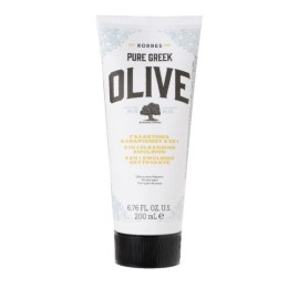 Korres Pure Greek Olive Γαλάκτωμα Καθαρισμού Προσώπου 3 σε 1, για Όλους τους Τύπους Δέρματος, 200ml