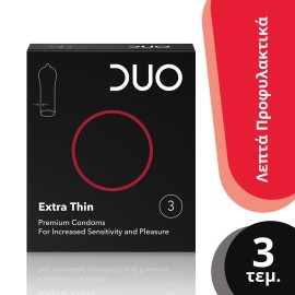 Duo Extra Thin Προφυλακτικά 3 Τεμάχια