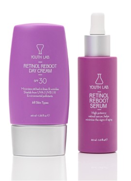 Youth Lab PROMO Retinol Reboot Serum Αντιγηραντικός Ορός Προσώπου με Ρετινόλη 40ml & Retinol Reboot Day Cream SPF30 Κρέμα Ημέρας με Ρετινόλη για Ανάπλαση & Θρέψη της Επιδερμίδας 30ml