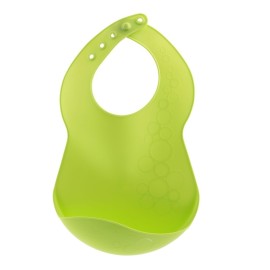 Chicco Easy Flex Bib Σαλιάρα Σιλικόνης για τα Ψίχουλα για 6m+ Χρώματος Πράσινο 1 Τεμάχιο [16302-30]