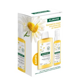 Klorane PROMO Camomille Σπρέι για Φυσικές Ξανθιές Ανταύγειες με Χαμομήλι & Ξύδι 100ml & Σαμπουάν με Χαμομήλι για Λάμψη Ξανθά Μαλλιά 200ml