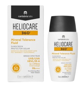 HelioCare 360° Mineral Tolerance Fluid SPF50 Αντηλιακό Γαλάκτωμα Προσώπου για Ευαίσθητες & Δυσανεκτικές Επιδερμίδες 50ml