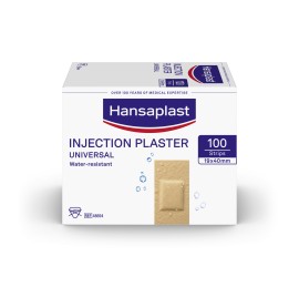 Hansaplast Universal Injection Plaster 19 x 40mm Αυτοκόλλητα Επιθέματα 100 Τεμάχια