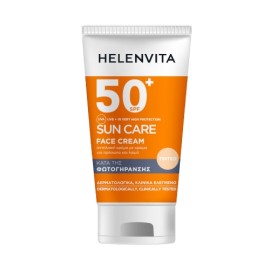 Helenvita Sun Care Tinted Face Cream SPF50+ Αντηλιακή Κρέμα με Χρώμα για Πρόσωπο & Λαιμό 50ml