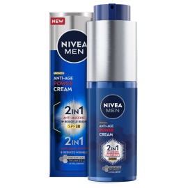 Nivea Men Anti-Age 2 in 1 SPF30 Power Ενυδατική Κρέμα 50ml