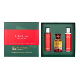 Mastic Spa PROMO Helios Shower Gel Ενυδατικό Αφρόλουτρο 100ml & Eau de Toilette Γυναικείο Άρωμα 50ml & Body Lotion Ενυδατικό Γαλάκτωμα Σώματος 100ml