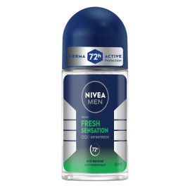 Nivea Men Deo Fresh Sensation Ανδρικό Αποσμητικό Roll on με 72 ώρες Προστασία 50ml