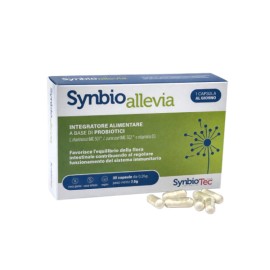 Synbio Allevia Συμπλήρωμα διατροφής με ζωντανά βακτήρια και βιταμίνη D3, 30veg.caps
