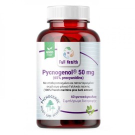 Full Health Pycnogenol 50mg για την Αντιοξειδωτική Προστασία των Αγγείων 60 Φυτικές Κάψουλες